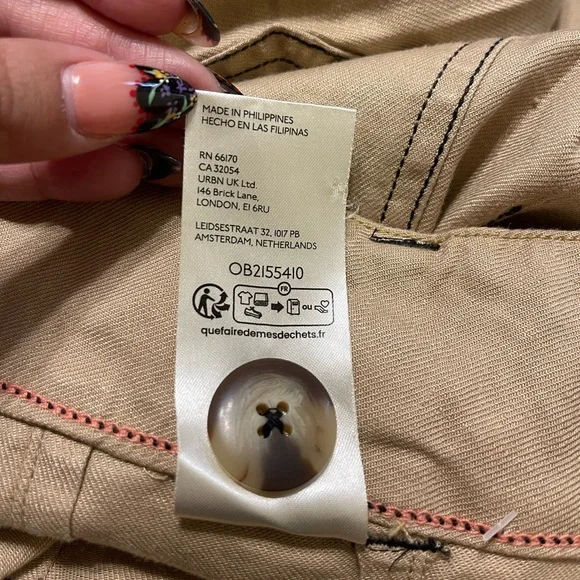 NWT Anthropologie Maeve The Colette Linen Crop Wide Leg Pants, 32 - Picture 5 of 6